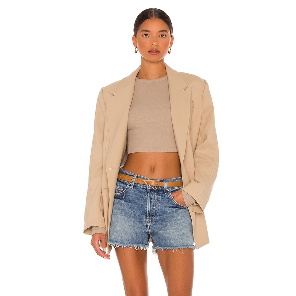 Sale! Nwt Grlfrnd Jaden Low Rise Boyfriend Short In Dana Point Size 27